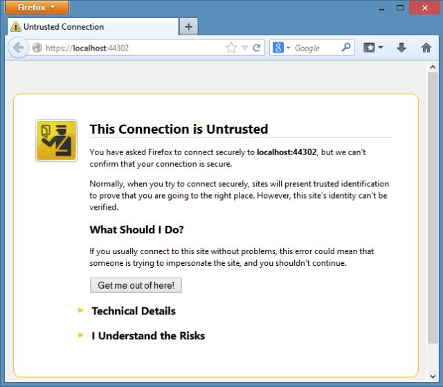 Mvc Application after Certification in Firefox